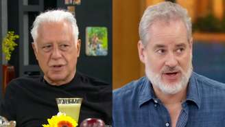 Antonio Fagundes e Dan Stulbach estão no elenco de Quem Ama Cuida (Reprodução/TV Globo)