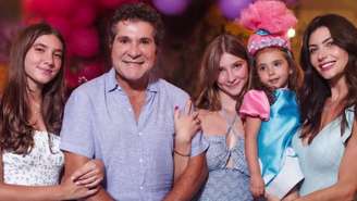 Daniel e Aline de Pádua comemoram os 4 anos da filha caçula, Olívia —