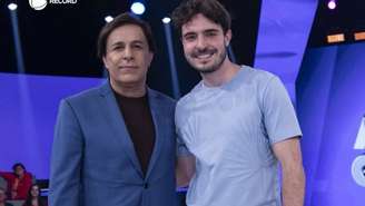 Tom Cavalcante e João Augusto Liberato (Reprodução/Record)