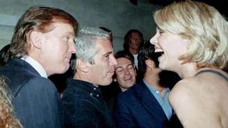 Trump e Epstein, em imagem da década de 1990