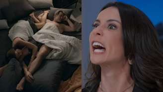 Ferette (Murilo Benício), Arminda (Grazi Massafera) e Zenilda (Andréia Horta) de Três Graças (Reprodução/TV Globo)