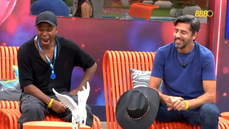 'BBB 26': Paredão falso? Brothers especulam sobre saída de Sarah: 'Ela vai voltar' / Reprodução: Globo