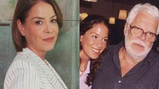 Julia Almeida e o pai, Manoel Carlos