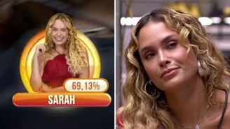 BBB 26: Sarah é eliminada com 69,13% dos votos