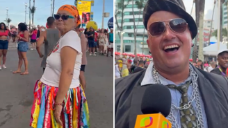 Robyssao ‘fake’ e ex-chicleteira: personalidades se reúnem para curtir carnaval de rua em Salvador