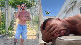 Ricky Martin curte dias no Rio e chama atenção ao seguir galãs brasileiros nas redes