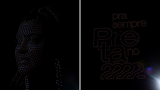 Preta Gil é homenageada com show de drones no carnaval de Salvador