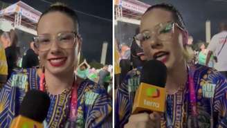 Princesa da Mancha Verde chora com Viviane Araújo por não sair em desfile após cirurgia