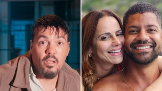 Viviane Araújo, Belo e Guilherme Militão
