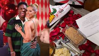 Vini Jr. presenteia Virginia em dia de estreia na Sapucaí e escreve carta