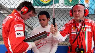 Rob Smedley e Felipe Massa em 2008 