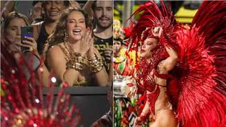 Virginia samba aos olhares de Paolla Oliveira —