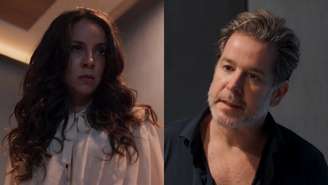 Zenilda (Andréia Horta) e Ferette (Murilo Benício) de Três Graças (Reprodução/TV Globo)