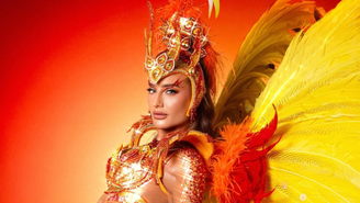 ‘Acordei com febre’, diz Bruna Griphao antes de entrar na Sapucaí