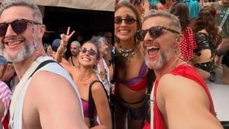 Lucas Lima posta fotos com nova namorada no carnaval