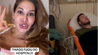Maíra Cardi revela que Thiago Nigro fugiu do hospital