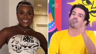 Jojo Todynho faz barraco ao vivo com apresentador do Fofocalizando: 'Você fala m...' / Reprodução: Instagram e SBT