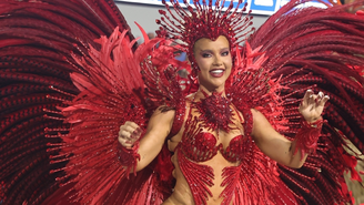 Virginia Fonseca em desfile da Grande Rio