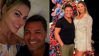 Eduardo Costa e sua esposa Mariana Polastreli