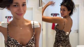 Alane mostra machucados após uso do costeiro em desfile