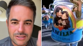 Marido de Simone Mendes se revolta com deboche a 'família tradicional' em desfile na Sapucaí / Reprodução: Instagram e Globo