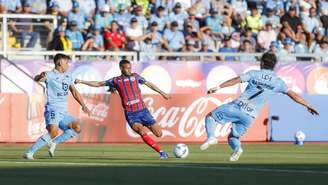 Lance do jogo entre O’Higgins e Bahia