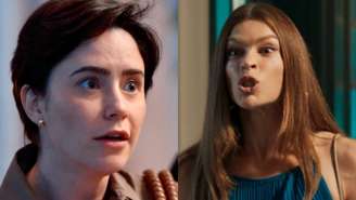 Samira (Fernanda Vasconcellos) e Arminda (Grazi Massafera) de Três Graças (Reprodução/TV Globo)