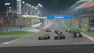 Teste de largada na pré-temporada no Bahrein 