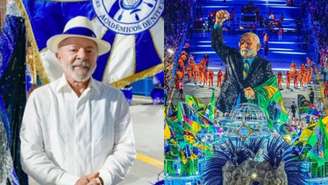 Lula no desfile da Acadêmicos de Niterói