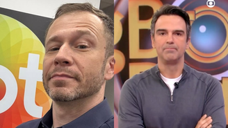 Tiago Leifert sai em defesa de Tadeu Schmidt