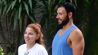 Gabriela Medvedovsky e o namorado Pablo Porti