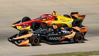 Carro nº 10, do piloto Alex Palou (acima) e carro nº5, de Pato O'Ward (abaixo)