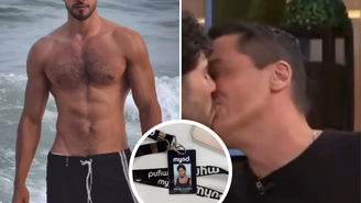 Quem é o namorado bonitão de Leo Dias? Apresentador beijou modelo ao vivo / Reprodução: Instagram e Band