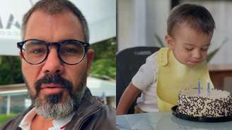 Juliano Cazarré celebra 2 anos do filho caçula com pedido na web