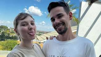 Isabel Veloso e marido, Lucas Borbas