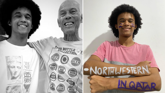 "Me sinto sem chão por não poder chegar até você. O mundo também amanheceu com mais injustiça e maldade sobre o lugar onde vivo. E, se não fosse por seu apoio e amor infinitos, eu também não chegaria tão longe. Este mundo não te merecia", escreveu Thales, em dedicatória a seu avô publicada nas redes sociais