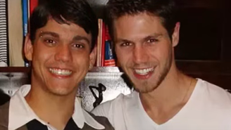 Jonas Sulzbach e o irmão, Rafael Noronha