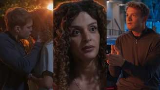 Leonardo (Pedro Novaes) e Viviane (Gabriela Loran) de Três Graças (Reprodução/TV Globo)