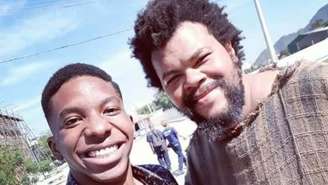 Lucas Penteado e Babu Santana