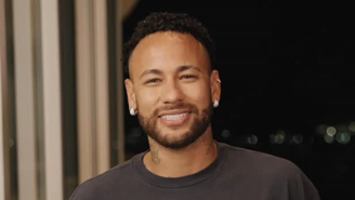 Neymar se diverte com caricatura que fizeram dele