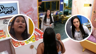 'BBB 26': Barraco! Chaiany e Jordana discutem logo cedo: 'Vai tomar no seu...' / Reprodução: Globo