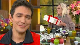 Alessandro Jodar e Ana Maria Braga no Mais Você (Reprodução/TV Globo)