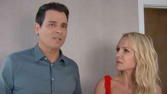 Celso Portiolli e Eliana (Reprodução/SBT)
