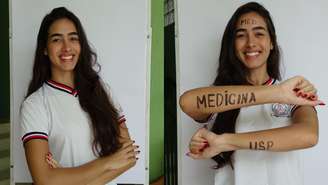 Laura Souza Berbet foi aprovada em Medicina na USP pelo Provão Paulista