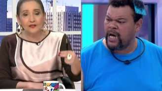 Sonia Abrão e Babu Santana