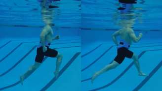 Conheça o deep running, técnica de corrida dentro da água que melhora o condicionamento e fortalece músculos