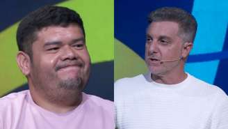 Luiz e Luciano Huck no Quem Quer Ser um Milionário, do Domingão (Reprodução/TV Globo)