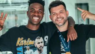 Vini Jr. e o assessor Edu Peixoto