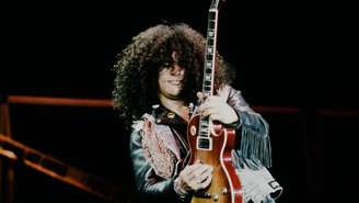 Slash, guitarrista do Guns N' Roses, em 1991