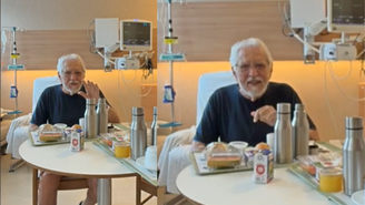 Carlos Alberto de Nóbrega foi internado após exames apontarem início de pneumonia